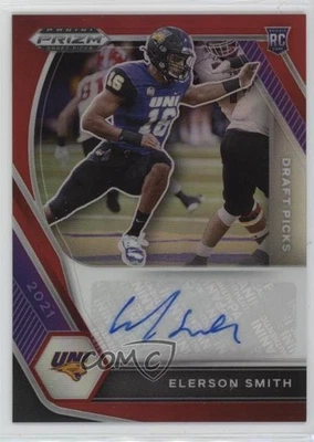 2021 Panini Prizm Draft Picks Red /199 Elerson Smith #DPA-ELS Rookie Auto RC - Image 1 of 2
