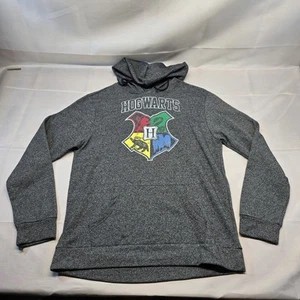 Harry Potter Hogwwarts Unisex Hoodie Large Gray - Picture 1 of 7