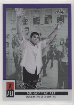 2016 Leaf Muhammad Ali Immortal Collection Metal Purple /25 Muhammad Ali #04 - Image 1 of 2