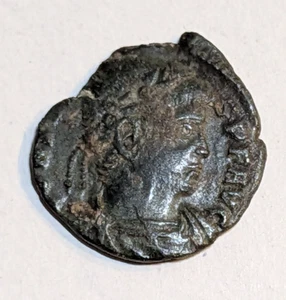 Constans 1 (AD 337-350) Bronze Reduced Follis Ancient Roman coin Soldiers Back - Picture 1 of 2