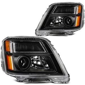 For 2010-2015 GMC Terrain SLT SLE Black w/Projector Pair Headlights Assembly - Picture 1 of 14