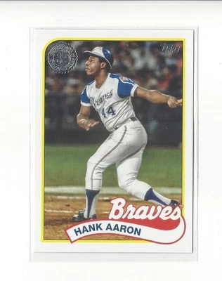 2024 Topps '89 Topps Series 2 #89B22 Hank Aaron Braves - Image 1 of 2