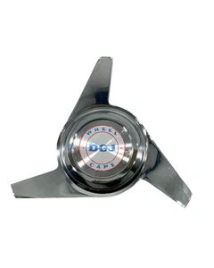 DAMAGED Single (LEFT) 3 Bar Cut Chrome Knock-Off Spinner for Lowrider Wheels - Bild 1 von 5