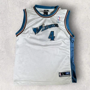 Camiseta deportiva vintage Reebok NBA Washington Wizards Antawn Jamison #4 juvenil grande - Imagen 1 de 10