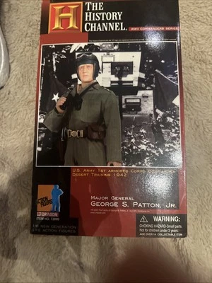 Figura de acción Major General George S. Patton Jr. Dragon History Channel Series Foto 1 de 4