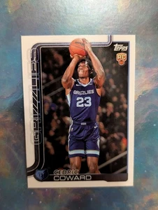 🏀🔥2025-26 Topps Baloncesto Cedric Coward #211 Memphis Grizzlies RC🏀🔥 - Imagen 1 de 6