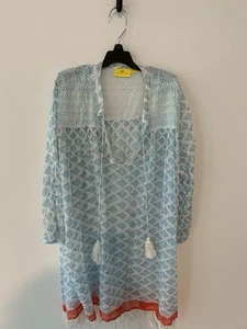 Roberta Roller Rabbit Cotton Coverup ( Vintage India) Small Tassel Trim - Picture 1 of 5
