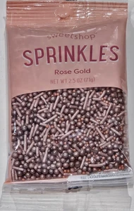 24 PACKUNGEN SWEETSHOP STREUSEL ROSEGOLD 2,5 OZ BB 05/2027. - Bild 1 von 5