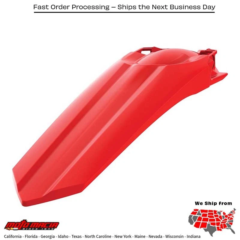 Guardabarros trasero rojo honda crf450rx 2017-2020 honda crf450r 2017-2020 honda crf250r Foto 1 de 1