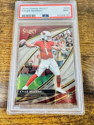 2019 Select Kyler Murray Field Level Rookie Card RC #204 PSA 9 GEM MINT - Image 1 of 2