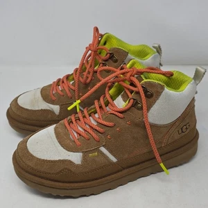 UGG Tan and Cream Sneakers with Neon Highlights Women's Size 8 - Picture 1 of 6