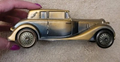 Banco de monedas ROLLS ROYCE VINTAGE 1974 BANTHRICO Chicago Metal 1937 McPhearson Bank Foto 1 de 4