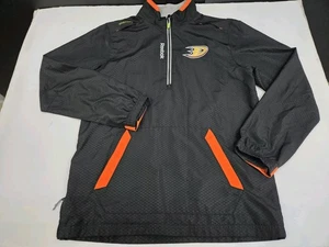 Reebok NHL Center Ice Collection Kinetic Fit Lined Jacket Men S Black #7600 - Picture 1 of 19