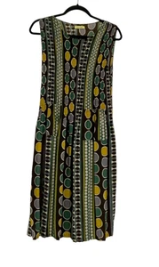 NanaKo Dress Womens Size XS Multi Polka Dot Round Neck Knee Length Sleeveless - Picture 1 of 7