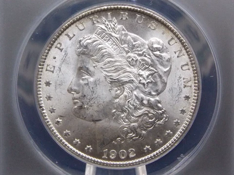 1902 "O" Morgan SILVER Dollar $1 ANACS MS63 #725 East Coast Coin & Collectables Cover