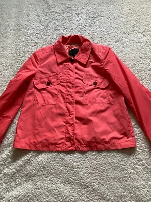 Jaqueta Bombardeiro Feminina Banana Republic Manga Longa Coral Tamanho M - Imagem 1 de 4