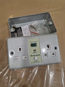 Greenbrook M22M SafetySure Passive AC RCD DP Metal Clad Unswitched Socket 13A 2G - Picture 1 of 4