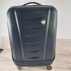 Mia Toro ITALY Tasca Moderna Unisex 20" Handgepäck Roll Reisekoffer schwarz - Bild 1 von 14