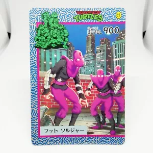 28 Foot Soldier NINJA Card TAKARA 1994 MADE IN JAPAN LEVEL 1200 - Picture 1 of 12