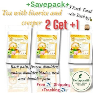 Thai Vine Herbal Tea – Muscle & Tendon Support, Pain Relief 3-Pack (60 Bags). - Picture 1 of 14