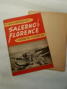 Salerno to Florence 1st ED 1945 Fifth Army Antiaircraft General Aaron Bradshaw - Picture 1 of 7