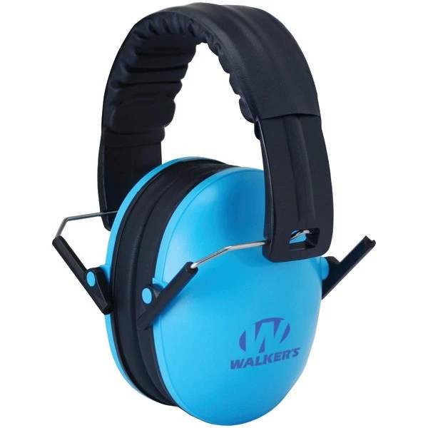 Walkers Children Baby Kids Passive Folding Ear Muff Hearing Protection Blue
