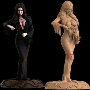 The Addams Family Morticia 3D Printing Unpainted Figure Model GK Blank Kit Stock - Picture 1 of 13