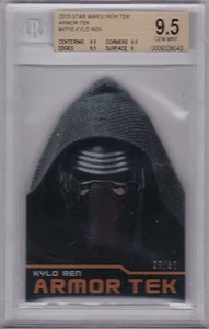 STAR WARS 2015 TOPPS HIGH TEK ARMOR TEK AT10 KYLO REN 28/50 BGS 9.5 GEM MINT - Picture 1 of 2