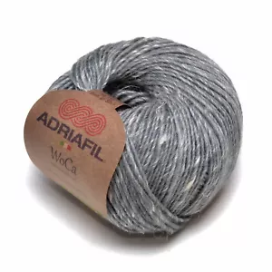 WOCA ADRIAFIL 83 Merinowolle Hanf Wolle Strickwolle Hanfgarn Strickgarn Merino - Bild 1 von 9