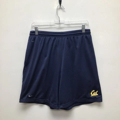 California Golden Bears Nike Mens Shorts Blue Pull On Fit Dry Pockets Cal Logo S Cover