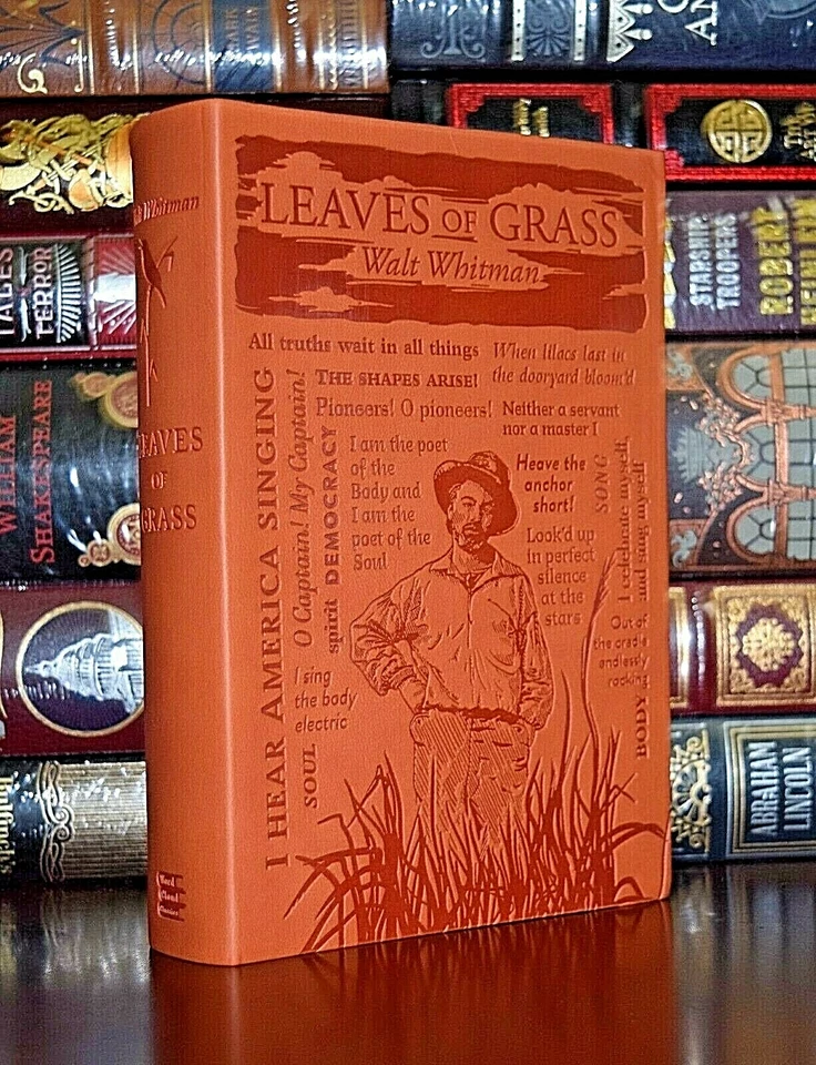 Листья травы от Walt Whitman совершенно новый без сокращений Deluxe мягкая кожа ощущение - Изображение 1 из 4