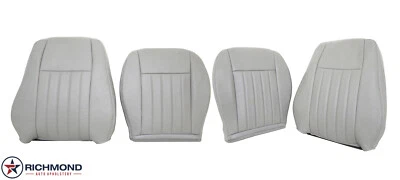 Jeep Liberty 2005 2006 2007 - Fundas de asiento completas de cuero para conductor y pasajero tostado Foto 1 de 4