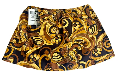 Puestas de sol Nuevo $58 Traje de baño Falda de baño Parte inferior de bikini Griego Chic Chocolate Retro Foto 1 de 4