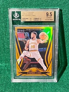 Espejo naranja Stephen Curry 2020-21 certificado Panini/99 SP #97 BGS gema como nuevo 9,5 - Imagen 1 de 2