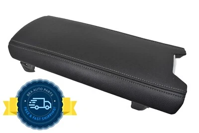 Lincoln MKZ 2013-2016 consola central cuero negro reposabrazos tapa superior OEM Foto 1 de 4