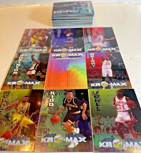 1995 Kro-Max Signature Rookies NBA conjunto completo de 50 cartas Jalen Rose, Jason Kidd radiocontrol - Imagen 1 de 3