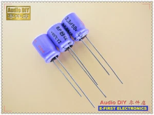 Panasonic YZ-BP Series 3.3uF/50V3.3uF Non-Polar Audio Capacitor 8x11.5mm - Picture 1 of 1