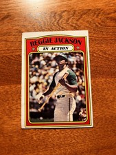 Reggie Jackson. HOF.  #436. Vintage Card. Good Condition!