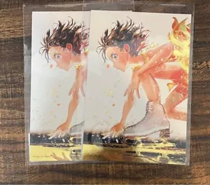 Medalist Inori Manga Exhibition Foil-Stamped Postcard x 2 Set NEW Unused From JP - Picture 1 of 1