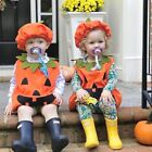 Sleeveless Halloween Baby Kids Pumpkin Suit for Baby