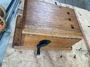 Antike Telefonzelle Eiche - Bild 1 von 11