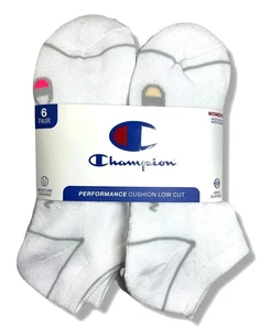 CALCETINES CAMPEONES MUJER - CORTE BAJO - 253 BLANCO GRIS - ZAPATO TALLA 5-9 PACK 6 - Imagen 1 de 2