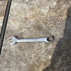 Snap-On Tools USA OEX-9M metrisch 9 mm Chrom kurzer Kombinationsschraubenschlüssel - 12 Punkt - Bild 1 von 2