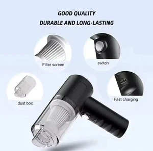 Portable Wireless Car Vacuum – Handheld, Rechargeable, Dual-Use, New! - Picture 1 of 6