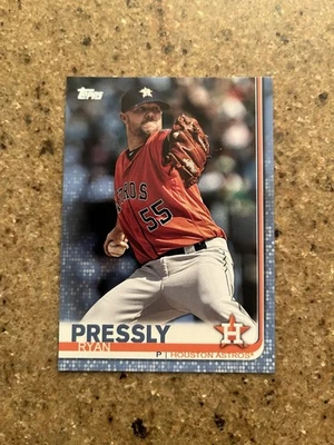 2019 Topps Father’s Day Blue #386 Ryan Pressly 46/50 - Image 1 of 2