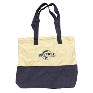 Universal Orlando Resort Big Logo Two-Tone Tote Bag Blau Weiß - Bild 1 von 15