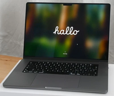 Apple MacBook Pro 16 Zoll (1TB SSD, M1 Pro, 16GB) - Space Grau - Batterie 94% - Bild 1 von 4