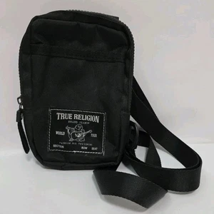 True Religion Brand Jeans Craze Crossbody/Shoulder Bag TR101820 Color Black READ - Picture 1 of 9