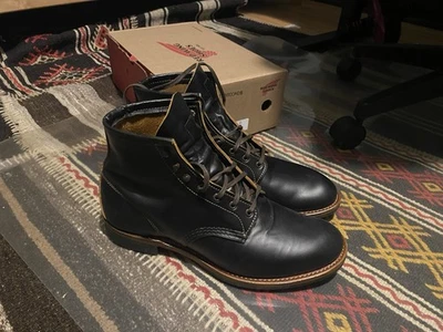 Red Wing 9060 Beckman Boot Flat Box Black Prairie Men High Top Leather 10.5D 2nd - Image 1 of 4