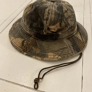 Vintage McAlister Men's Small Canvas Grand Prairie Hat Made In USA Needs Wax - Picture 1 of 15